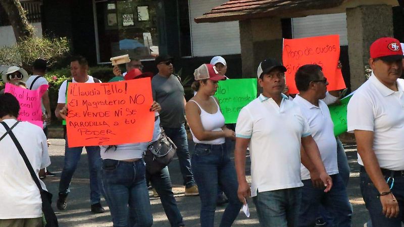 Manifestación de Maestros